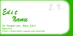 edit nanu business card